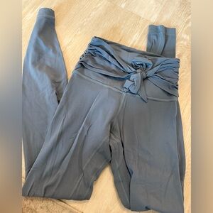 Women's Blue Tie-Waist Lululemon Pants